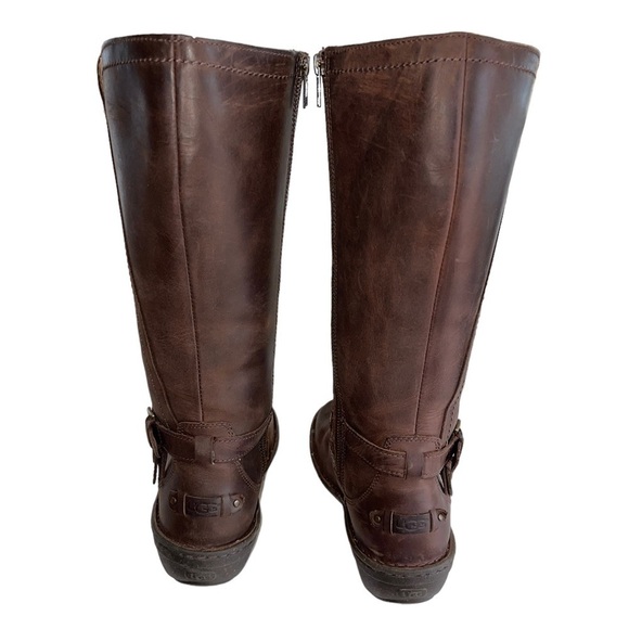 UGG Rosen Expresso Riding boot, round toe, mid- calf. Size 8 GUC with box - Picture 6 of 14